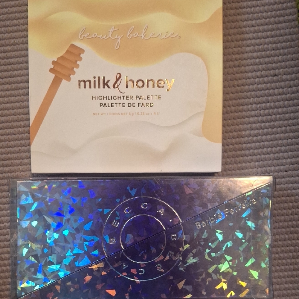 Highlighter Lot:Beauty Bakerie Milk & Honey, Becca Barbie Ferreira Prismatica
